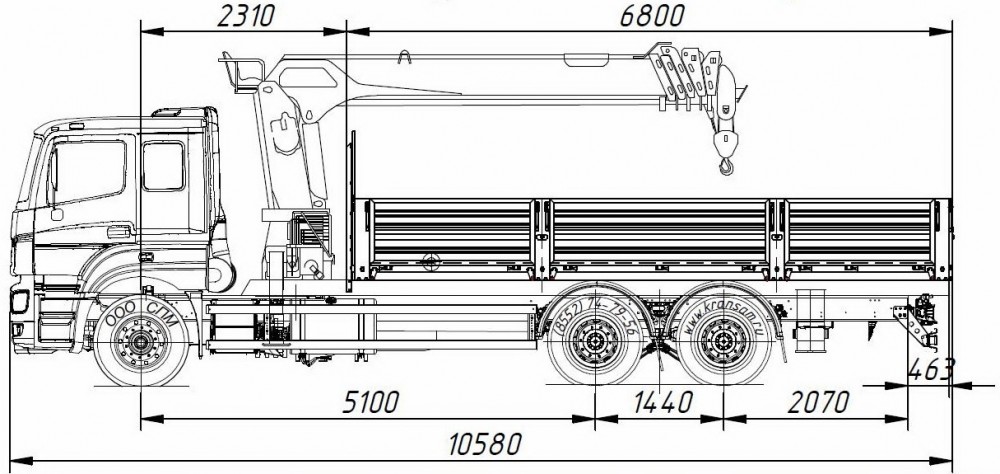 Камаз 65117 чертеж