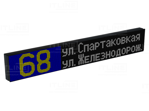 Табло ТТ3х4L для транспорта (цветное)